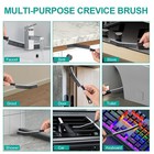 Crevice Cleaning Brush new Multifunctional Gap Brush 5pcs  Black