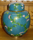 Antique Chinese Export Cloisonne Ginger Jar - 9 