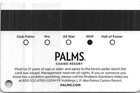 Palms Casino - Las Vegas  Nv - 17th Issue Slot Card  c 2014 - With Sticker
