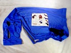 Schneiders Ultraflex Lycra Stretch Full Zipper Slicker Horse Hood Blue Medium
