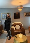Vintage Persian Lamb astrakhan   Mink Coat Midi Harrods Of Knightsbridge Size 10