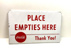 1950s Coca cola Bottle Rack Crate Metal Coke Soda Pop Empties Sign