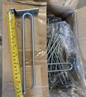 9    Heavy Duty White Slatwall Scanner Hooks Set Of 10 Retail garage Display