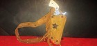 Vintage Nichols 38 Cap Pistol   Vintage Leather Holster Works 100 