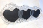 Mikasa Crystal Picture Frame Frosted Glass Rosemont