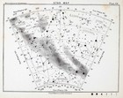 1892 Ball Astronomy Star Map Milky War Scorpio Lupus Constellations South Sky