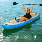 10ft Inflatable Kayak With Detachable Seat  Sup Paddle Board For Fishing Touring