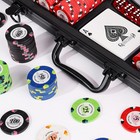 Poker Chips Set - 500pc Monaco Casino 13 5g Clay Medium  Blue green white 