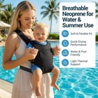 Neoprene Waterproof Baby Chest Carrier sling For Newborns To Toddlers   Black