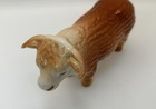 Vintage Lefton China Hereford Bull Cow Figurine