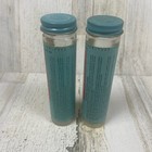 Lot Of 2 Vintage Alka-seltzer Glass Tube Bottles 25 Tablet 5 5   