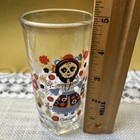 Catrinas Drinking Glass Tumbler Mexican Day Of The Dead Dia De Los Muertos