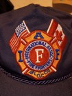 Vintage Trucker Hat Snap Back International Association Of Fire Fighters
