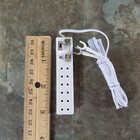 Dollhouse Power Strip With Fuse   On off Switch 6 Plugs 1 12 Scale Miniature