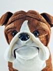 Vintage Dan Dee      Brown And White English Bulldog       9  Plush Slightly Used