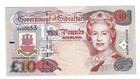 10 Pounds 2002 Gibraltar Banknote   30