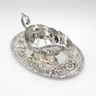 Repousse Gravy Boat And Underplate Kirk Sterling Silver Mono Jcer 1929