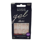 Kiss Gel Fantasy Nails Allure Sculpted Medium Length Pink Sparkle 28 Fa02 88734