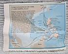Old 1986 National Geographic Vintage History Of The Philippines Map Free S h
