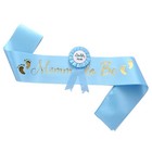 2 Packs Blue Baby Shower Sash  Mommy To Be Sash And Daddy To Be Badge  Baby S   