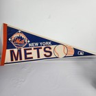 Vintage Ny New York Mets Mlb Baseball Pennant Classic Team Collectible Full Size