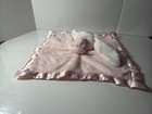 Carters Pink Bunny Rabbit Lovey Baby Security Blanket Satin Trim Back Plush 2016
