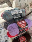 Red Heart Super Saver Worsted Weight Acrylic Yarn Skein Lot Multicolor