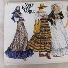 Vintage Original Vogue Sewing Pattern 1009 Womens Peasant Skirt Shawl New Uncut