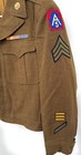 Wwii 5th Army Coat Jacket Brown Sergeant Re-enlist Honorable Discharge