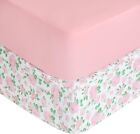Stretchy Crib Sheets Fitted For Standard Crib   Toddler Mattress 52 x28  2 Pack
