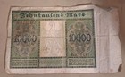 1922 Germany 10000 Mark Note