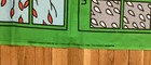 C l o t h  Fabric Wallhanging Weather - Vintage Retro Mid Century Art Deco