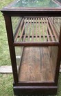 Antique Quarter-sawn Oak General Store Display Showcase With Wavy Glass