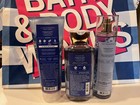 Bath   Body Works Denim   Daisies Mist Body Cream Shower Gel Set Of 3 New