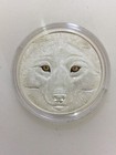 2017 Canada  15 Fine Silver Coin - In The Eyes Of The Wolf - Glow In The Dark