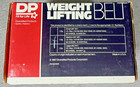 Vintage 80 s Dp Leather Weight Lifting Belt Size M 34 -38  Made In Usa New Cool