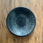 Carmelita Dunlap  1925-1999  San Ildefono Pueblo Blackware Sun Plate 7 5    