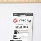   6-pk  Velcro r  Portable Cord Organizer Ties Vel-30815-usa