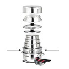 Magma A10-367 Nesting Colander Steamer Insert 18-8 Ss For 5 Qt Stock Pot