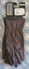 Heritage Carriage Driving Gloves   Brown Sheepskin Leather   Size 8   New W tags