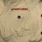 Boy Scout Uniform Shirt Women   s Ladies Blouse Xl  Tan Short Sleeve G58
