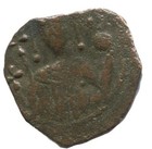 Jesus Christ Anonymous Cross Follis Ancient Byzantine Coin 2 2g 18m  af793 12u