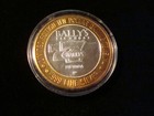 Vintage Bally s  10 Casino  999 Fine Silver Strike Las Vegas