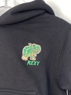 Porsche X Ao Racing Kids Hoodie Black Size 6 Rexy Graphic Pullover Cotton Blend
