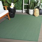 Washable Rug Outdoor Terrace Collection - 4  X 6   Dark Green   Light Green 