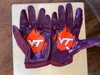 Nike Super Bad 6 0 Virginia Tech Hokies Pe Game Worn Football Gloves 2xl