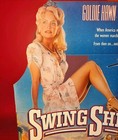 1984  swing Shift  Kurt Russell Goldie Hawn Movie Theater Lobby Standee Display