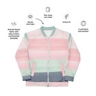 Unisex Bomber Watercolor Jacket