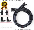 6an Transmission Cooling Line Kit 7ft Braided Hose For 4l60 700r4 Th350 Th400