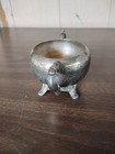Silverplate Creamer And Sugar Bowl Set Art Nouveau Ornate Handles 1900-1940